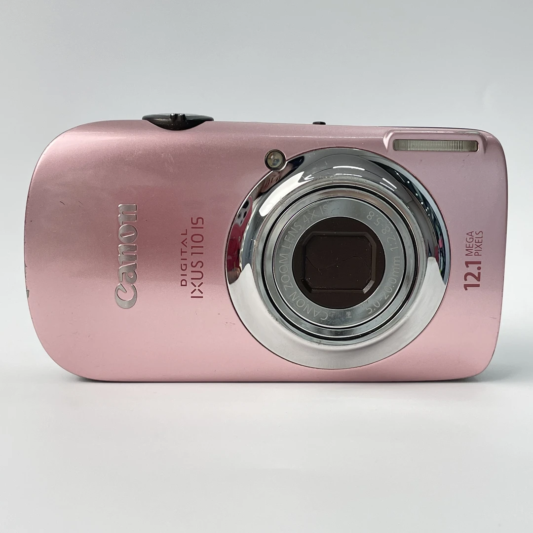 95新 Canon/佳能 ixus110粉色1210万像素4倍变焦复古ccd数码相机