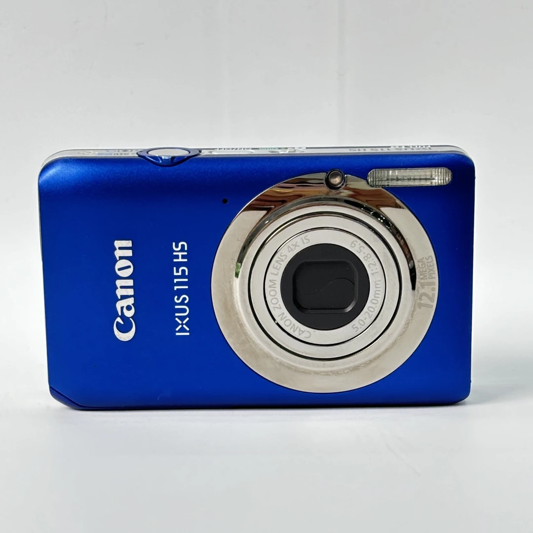 95新 Canon/佳能 ixus115蓝色1210万像素4倍变焦复古ccd数码相机