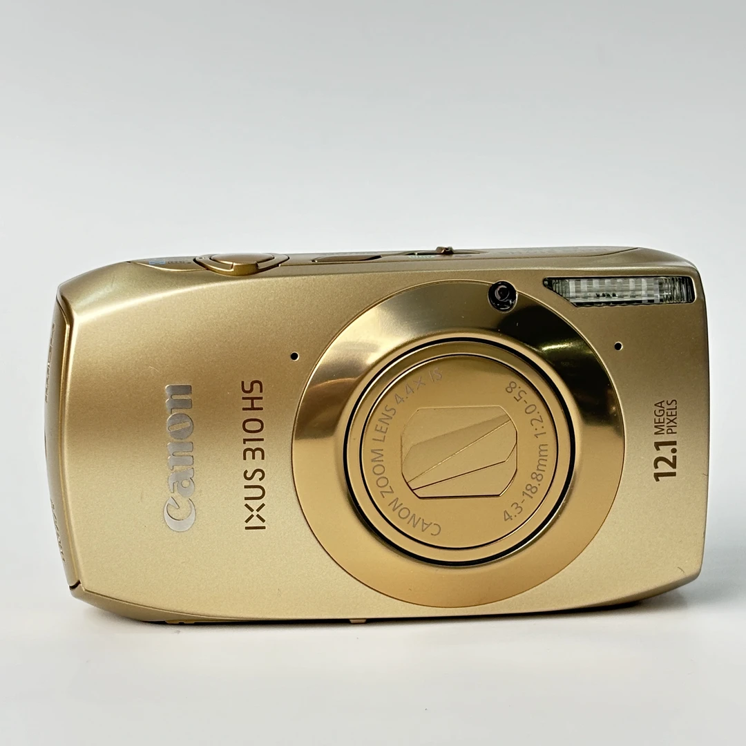 95新 Canon/佳能 ixus310金色1210万像素4倍变焦复古ccd数码相机