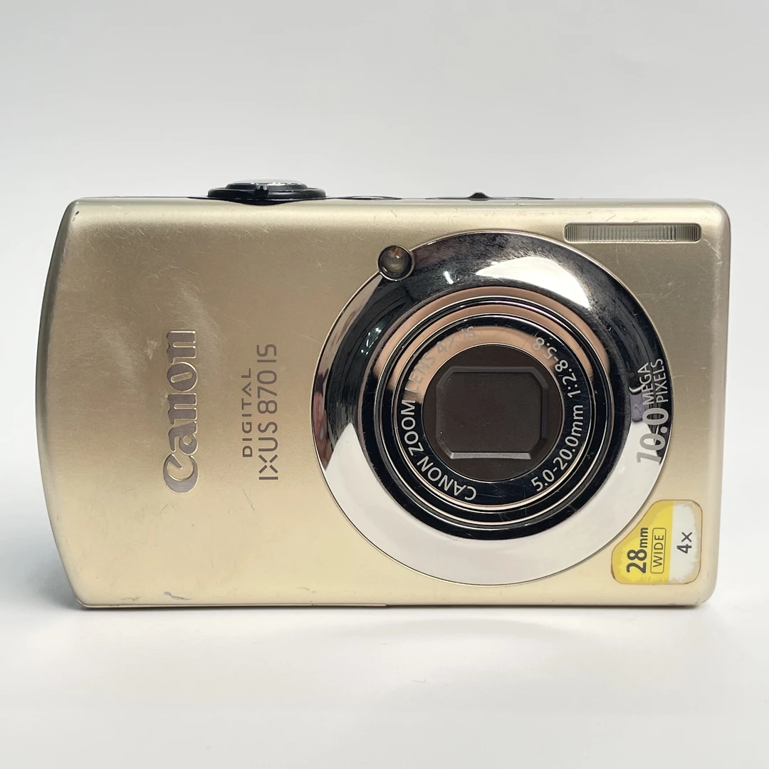 95新 Canon/佳能 ixus870金色1000万像素4倍变焦复古ccd数码相机