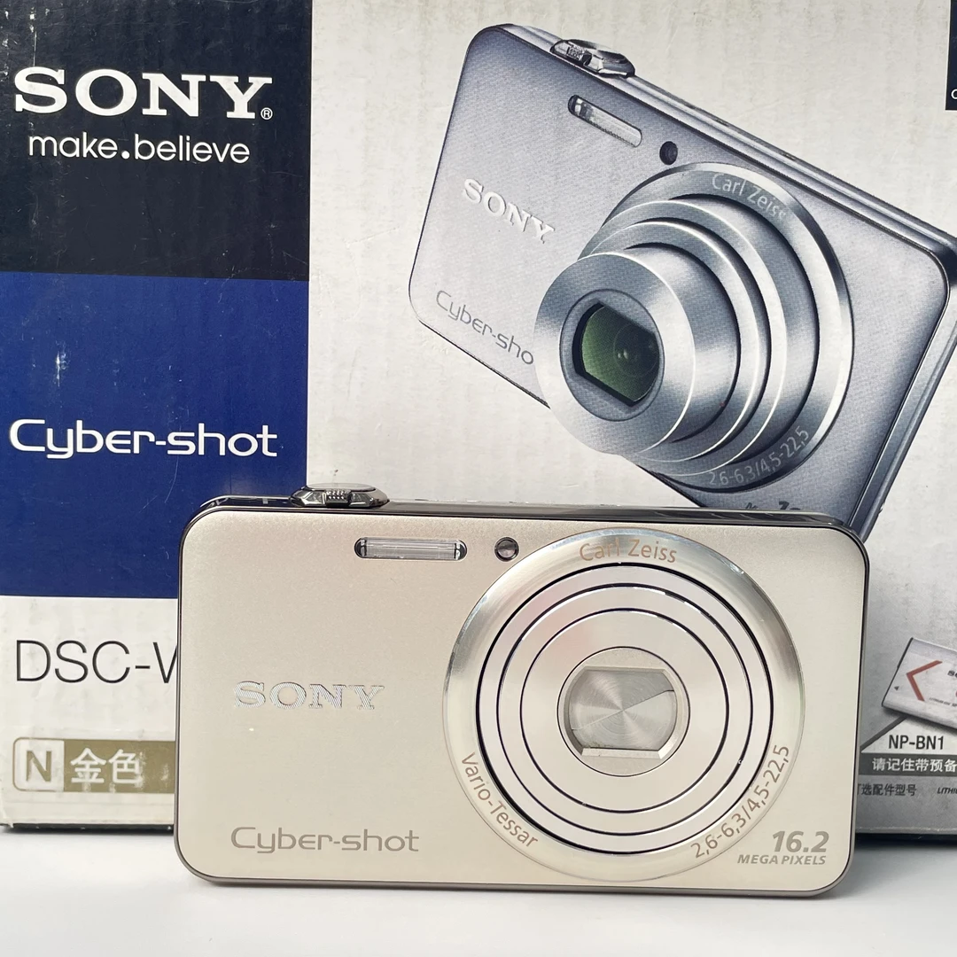 95新 Sony/索尼 wx50金色原盒1620万像素5倍变焦复古ccd数码相机