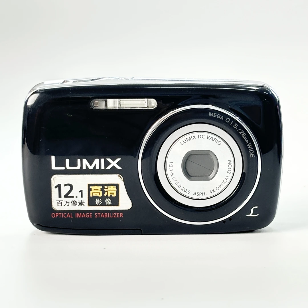 95新 Panasonic/松下 s1黑色1210万像素4倍变焦复古ccd数码相机