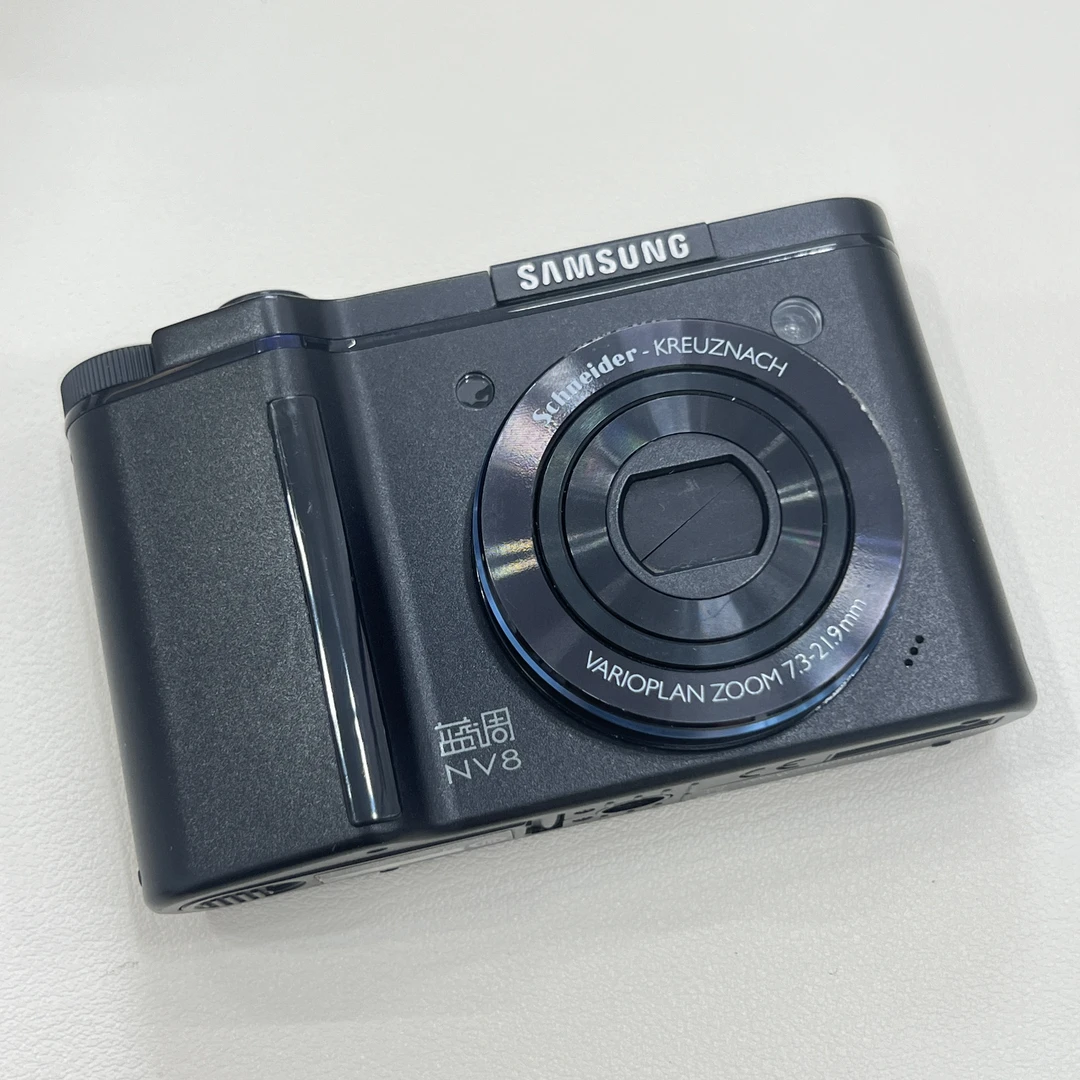 9新 Samsung/三星 NV8黑色810W像素5倍变焦复古ccd数码相机