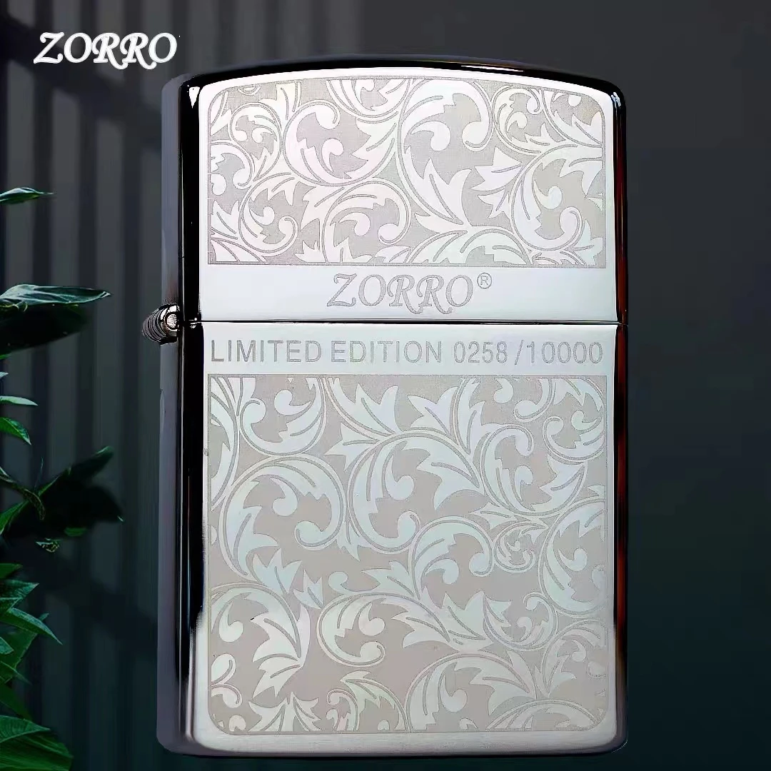 佐罗煤油打火机男复古黄铜唐草创意个性防风送男友高档老式男士