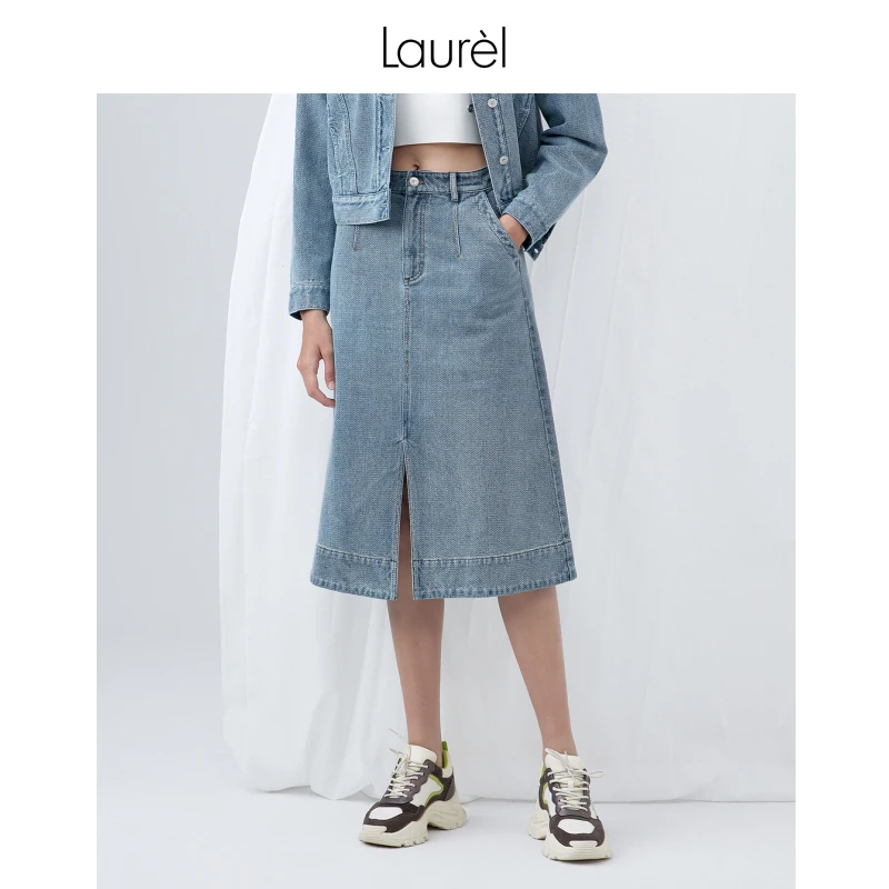 【晨粉专享价】Laurel春季气质半身裙女 LWL331Q03200