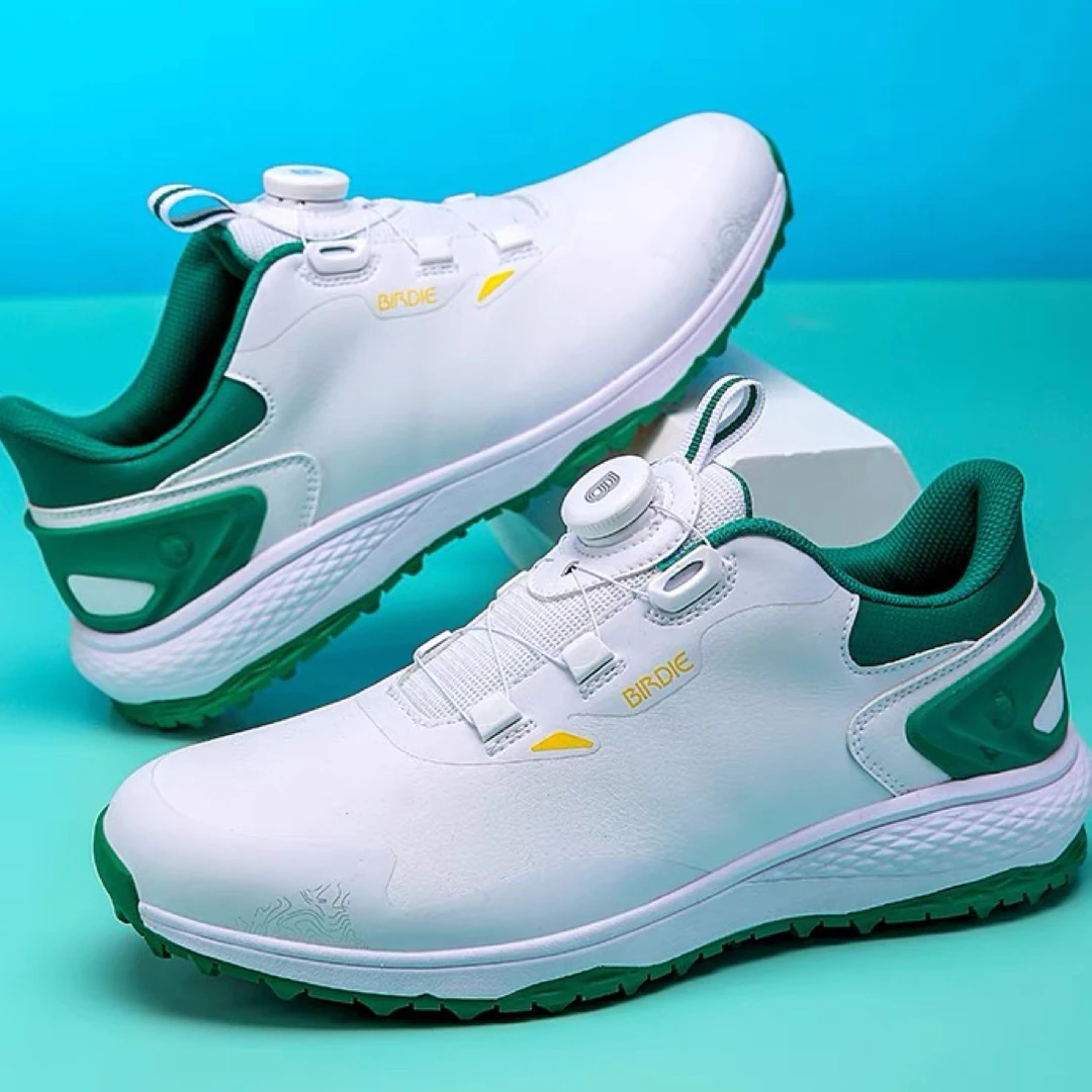 Birdie新款高尔夫男鞋时尚百搭防水防滑耐磨轻软弹鞋底运动休闲