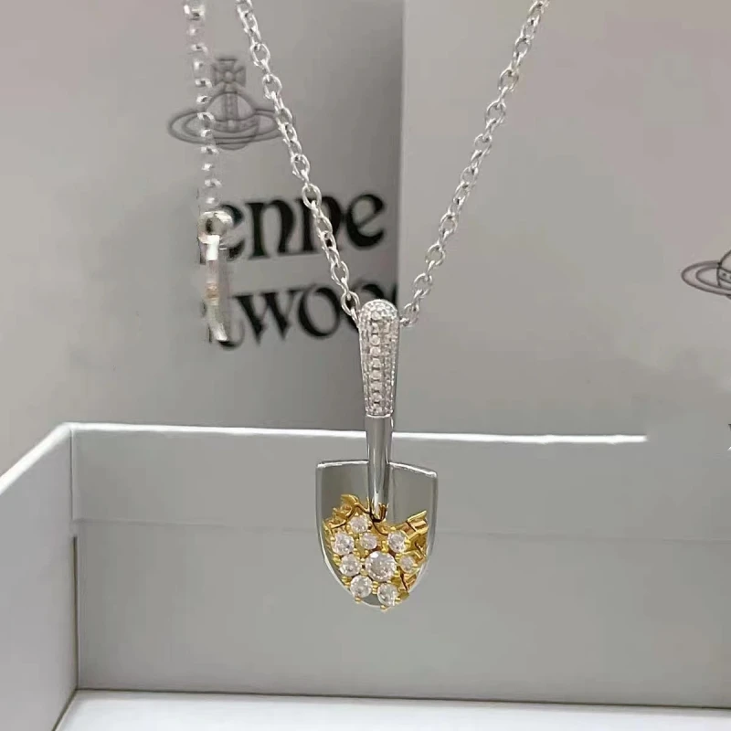 Y112 高级感设计时尚轻奢气质潮流小铲子项链