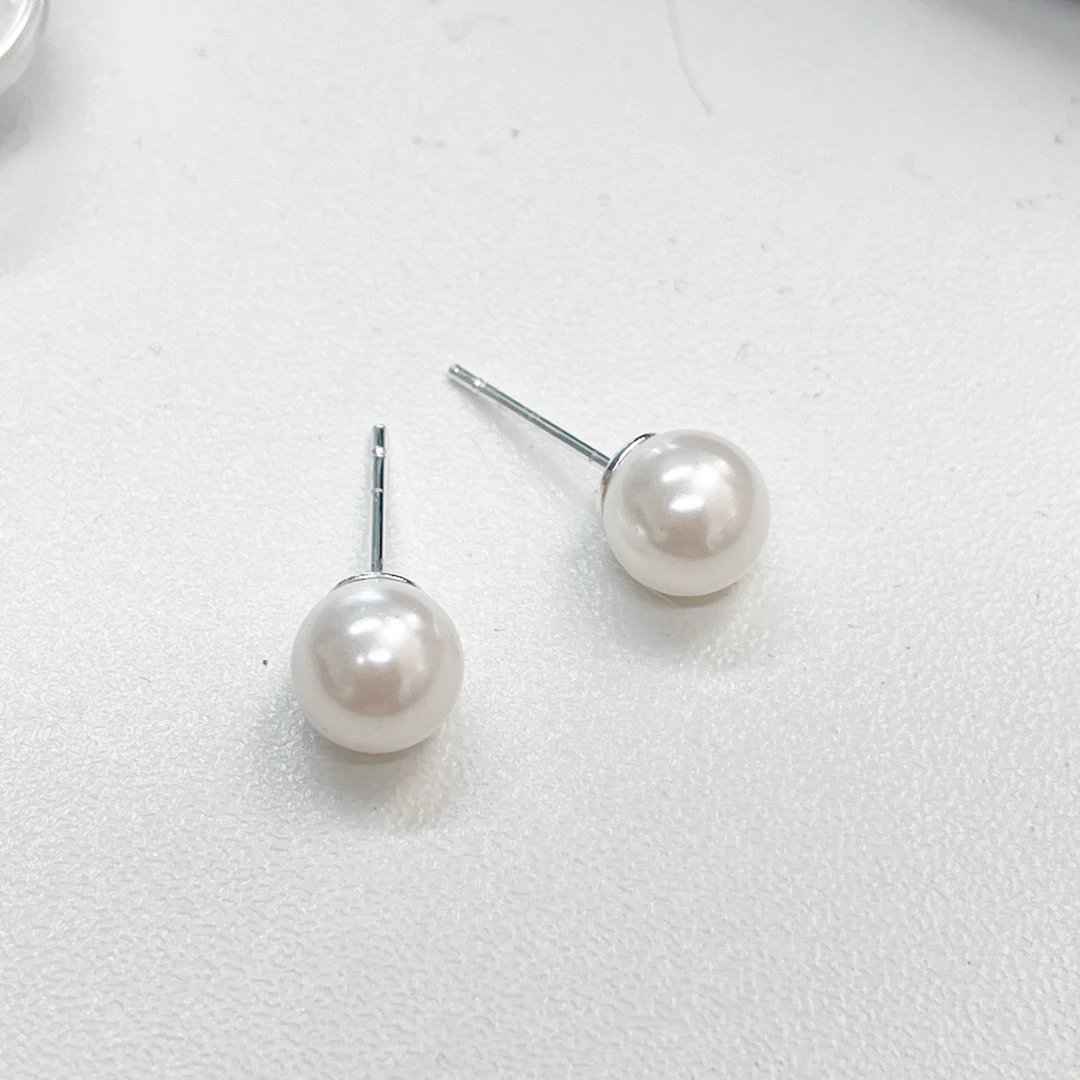 铜合金耳饰 芽怼怼(高高) 耳饰 8mm  1937