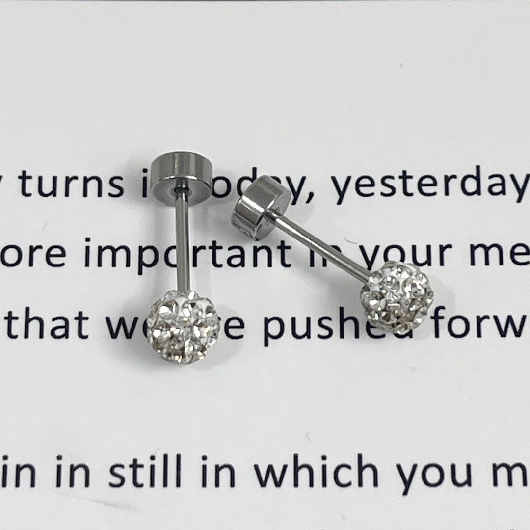 芽怼怼(高高) 螺旋耳钉 0555