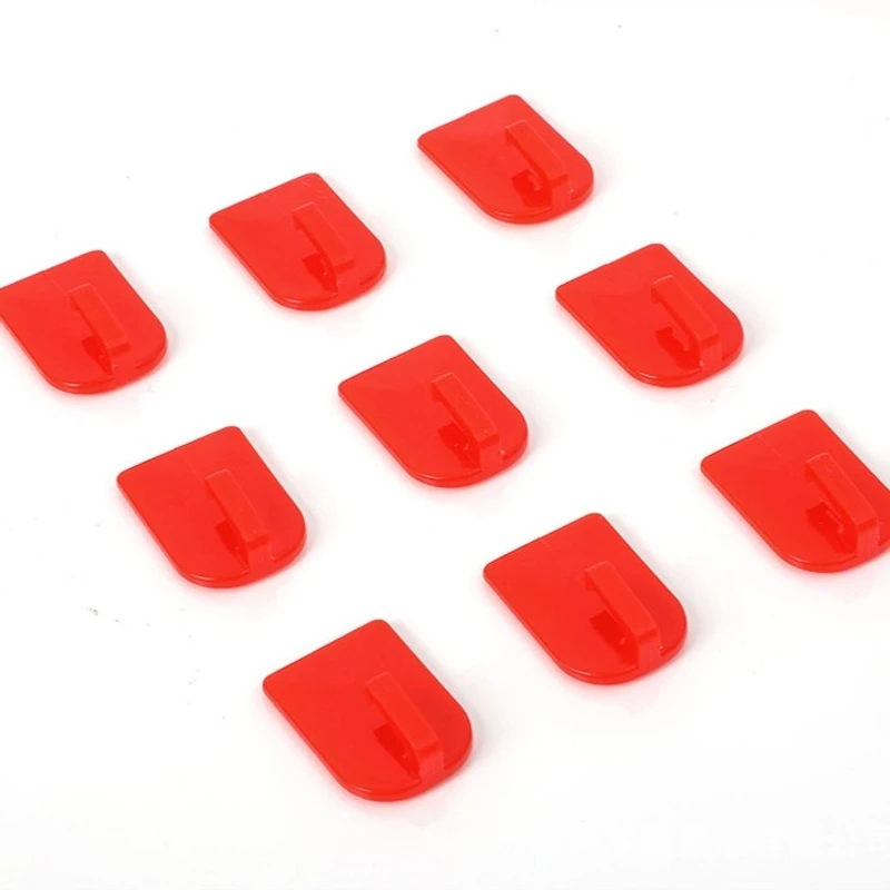 红色小挂钩粘钩小号迷你挂钩节日配件结婚挂五帝钱强力满胶挂钩