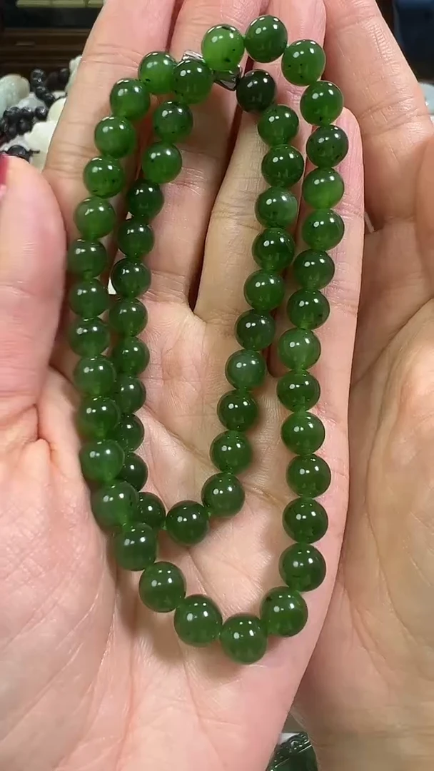 【闪购商品】和田玉碧玉项链未镶嵌碧玉项链