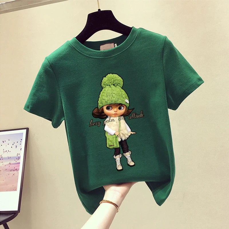 女童短袖T恤2025新款夏季洋气时尚儿童休闲上衣夏装潮小女孩体恤