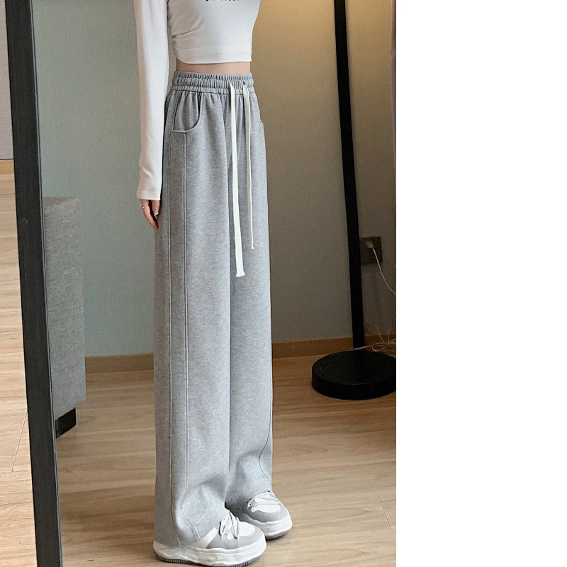 女童夏季裤子新款时尚儿童直筒阔腿裤女装外穿休闲女孩薄款运动裤