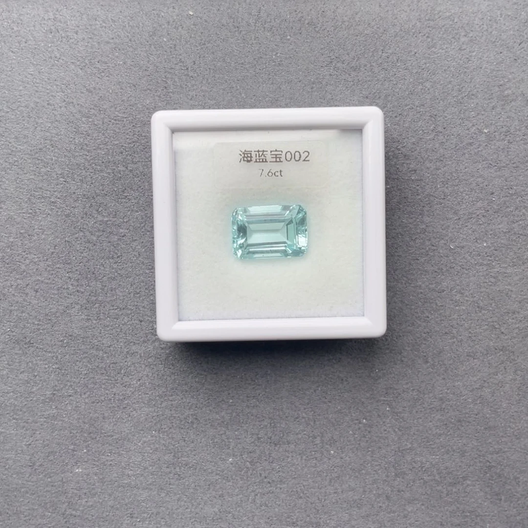 海蓝宝石裸石未镶嵌天然全净无瑕