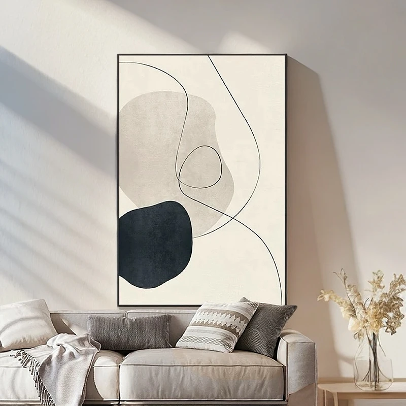 【抽象线条】高级感现代风轻奢风极简风客厅背景墙餐厅玄关挂画