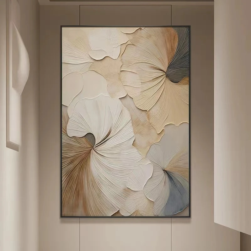 抽象画砂岩挂画手工砂岩画砂岩肌理画客厅沙发背景墙玄关视频挂画