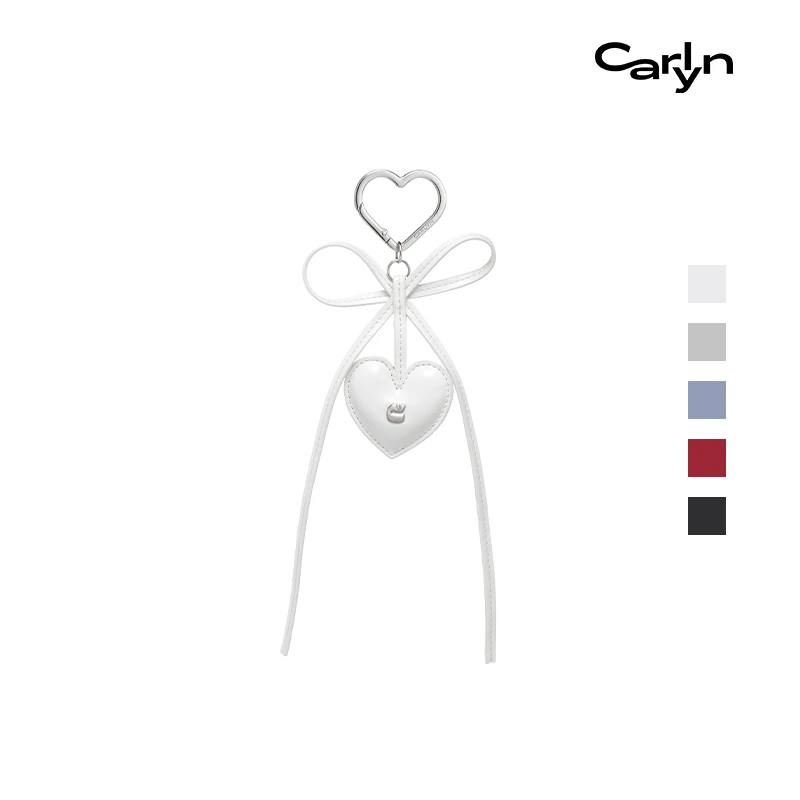 Carlyn HEART AND RIBBON CHARM女士包袋挂件包包配饰