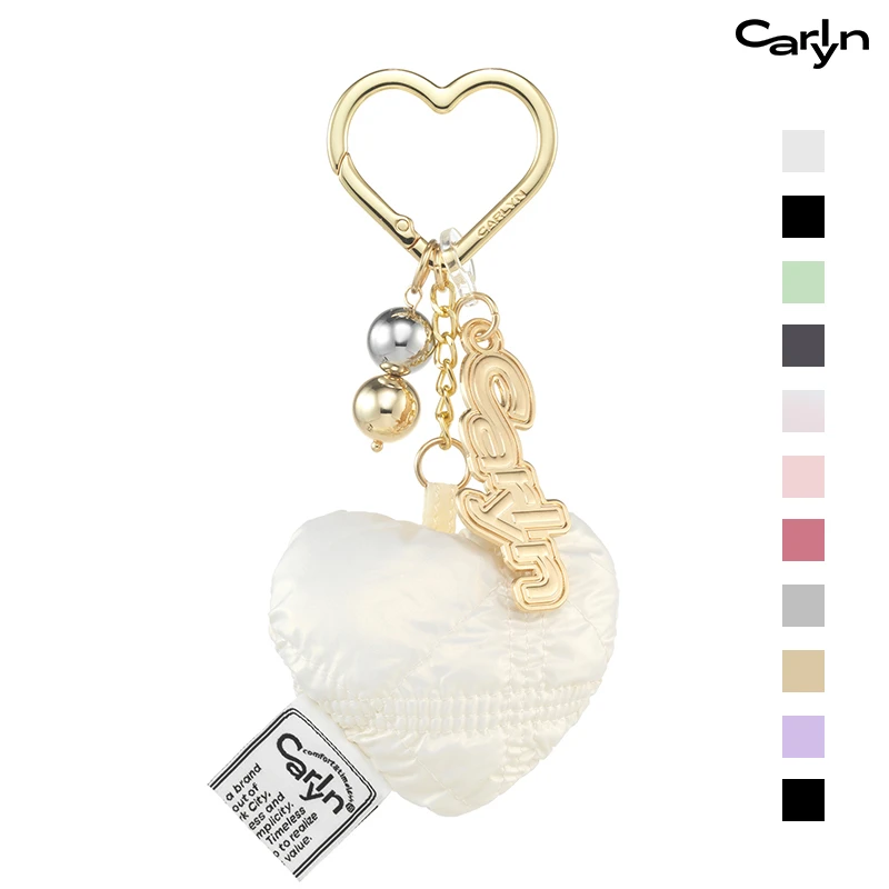 Carlyn MY HEART KEYRING韩国爆款心形钥匙扣包包配件爱心小挂饰