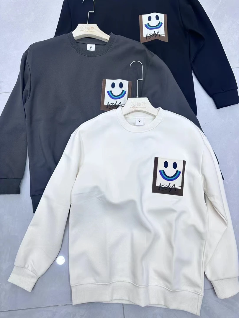 2655男士秋季笑脸休闲长袖卫衣