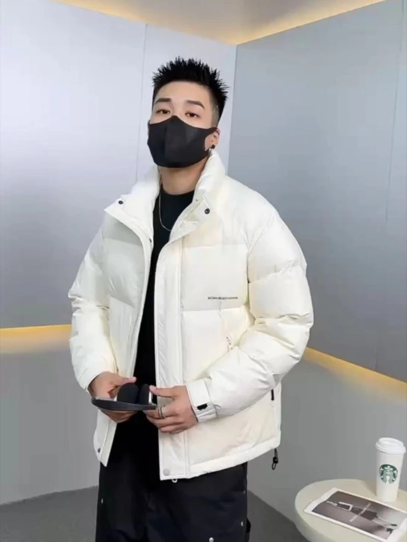 冬季男士新款时尚简约百搭加厚外套8919