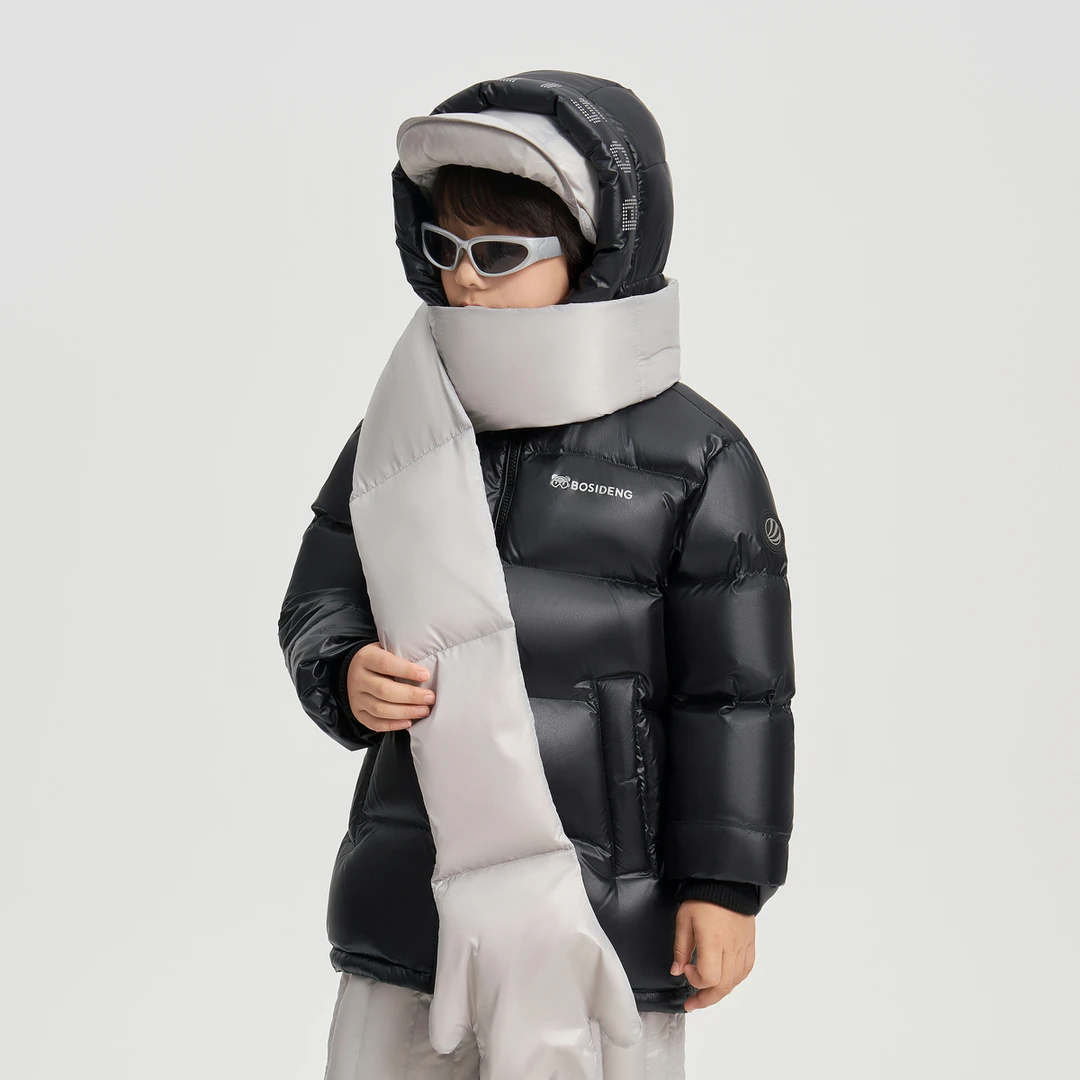 中国好羽绒儿童童装羽绒服加厚连帽款极寒系列秋冬保暖T40143570