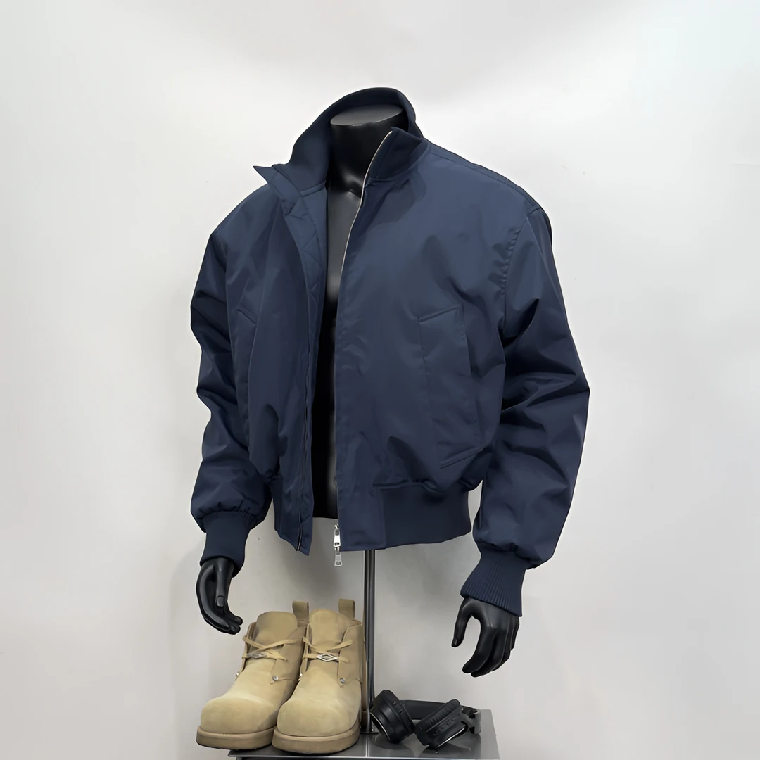 Sunyanwu  90白鸭绒羽绒服短款飞行外套Boxy 美式复古廓形bomber