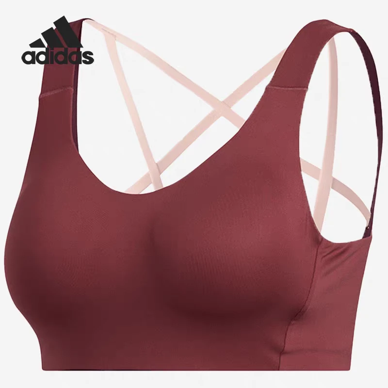 Adidas/阿迪达斯女舒适透气休闲运动瑜伽健身背心内衣美背 GC7717