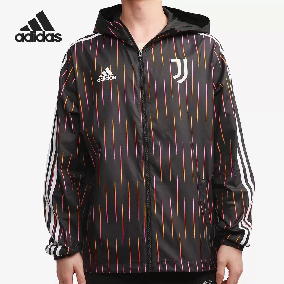 Adidas阿迪达斯秋季男子运动休闲透气连帽茄克外套GR2901