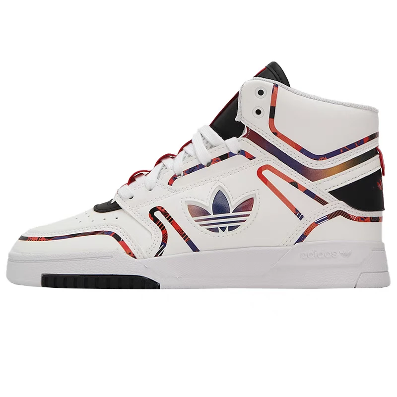 Adidas/阿迪达斯正品三叶草 DROP STEP 男女高帮经典板鞋Q47200