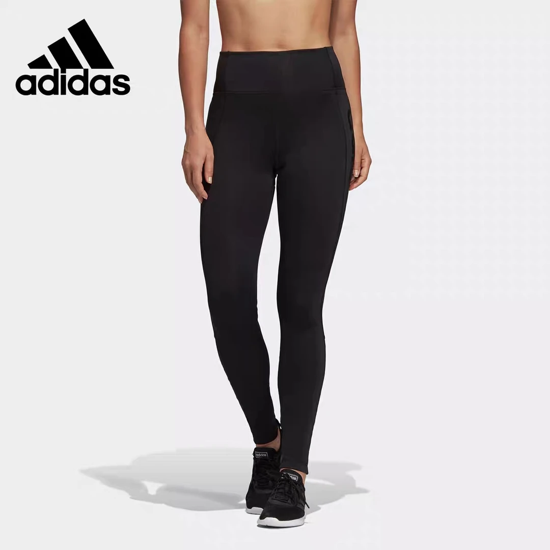 Adidas/阿迪达斯女子高腰运动瑜伽健身训练紧身裤 DS8710休闲长裤