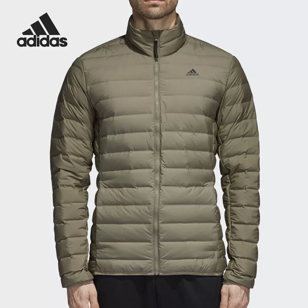 Adidas/阿迪达斯男女款户外保暖立领薄款运动羽绒服外套CY8733