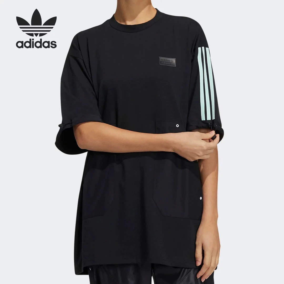 Adidas/阿迪达斯三叶草休闲运动宽松舒适圆领套头短袖T恤 H39025