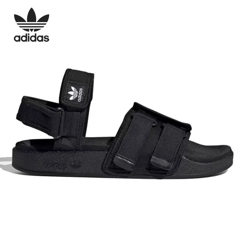 Adidas/阿迪达斯正品三叶草夏季男女透气休闲运动沙滩凉鞋 GZ8409