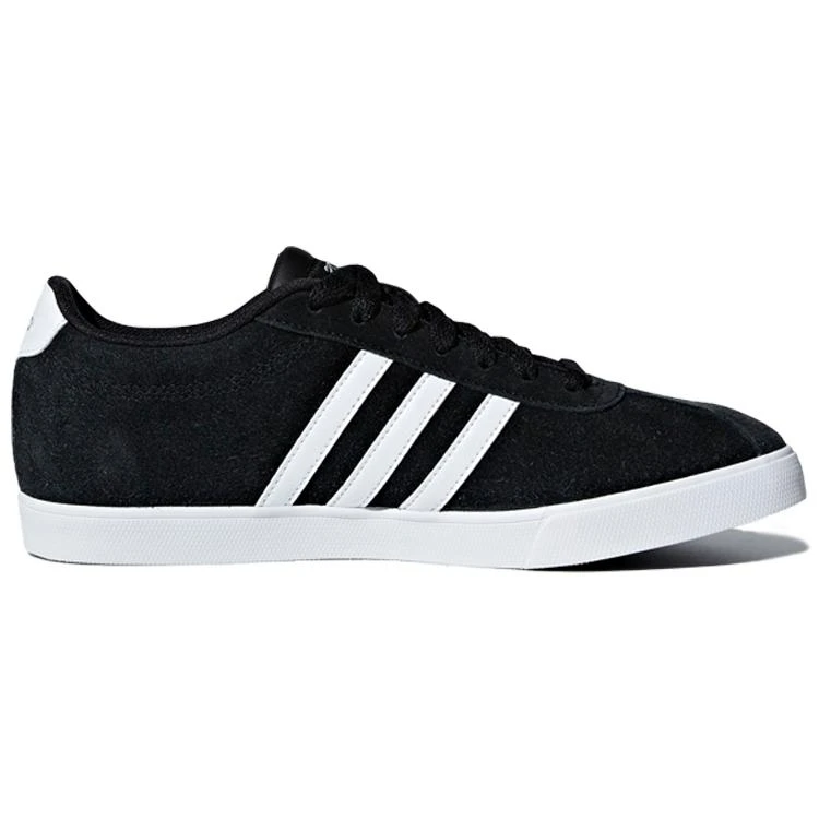 Adidas/阿迪达斯COURTSET女子春秋翻毛皮运动休闲鞋板鞋 B44619