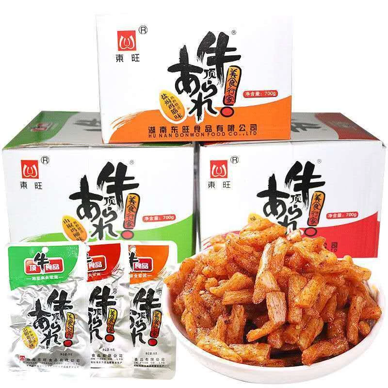 东旺顶牛辣条素牛筋80后小零食小吃儿时网红面筋怀旧麻辣休闲食品