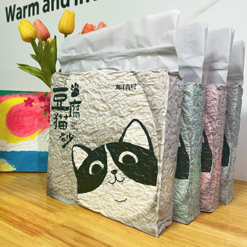 【宠粉专属】猫乐乐海洋壹号天然纯豆腐猫砂低尘净味除臭活性6L猫咪