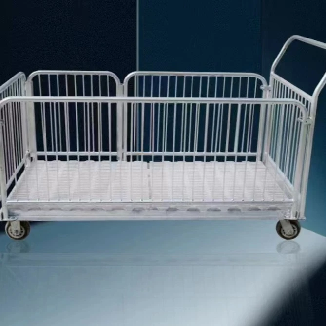 热镀锌小猪笼子仔猪转运车转群猪车笼子运猪车周转车