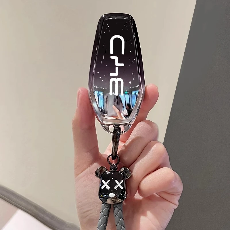 比亚迪秦plus钥匙套海鸥车海豚扣海豹06壳宋plus/dmi驱逐舰05汉ev