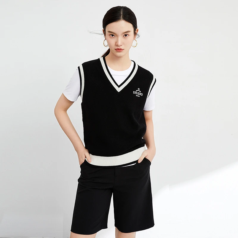 【彩彩专属】MOFAN摩凡春新款白色毛针织衫MBZ273701
