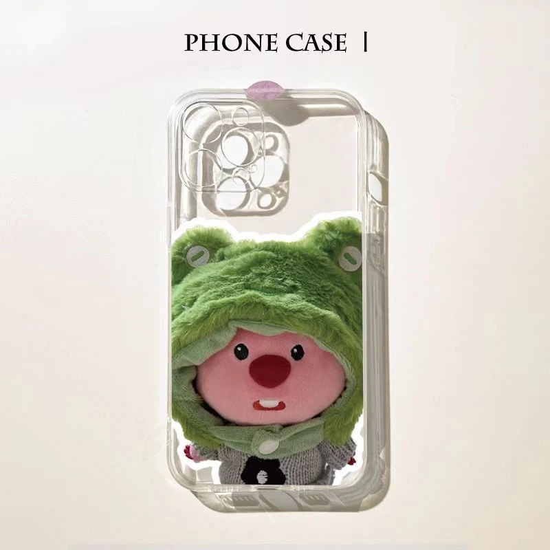 苹果华为oppo小米vivo绿头套小海狸苹果14太空iphone13手机壳12/x