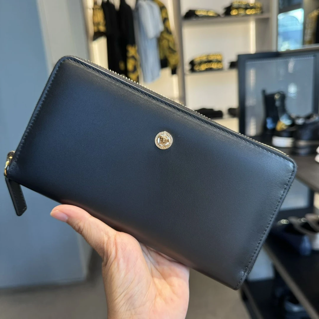 全新未使用 VERSACE/范思哲 范思哲品牌牛皮手拿包