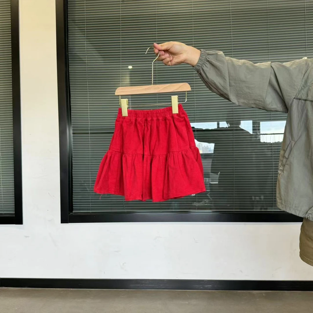 现货  2024秋季儿童新款时尚女童短裙半身裙1031009