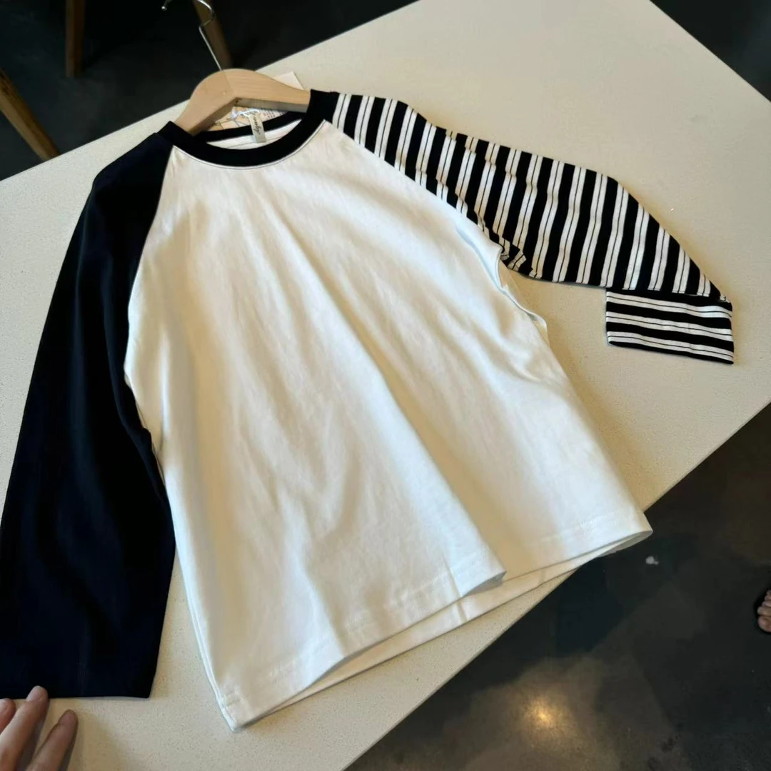 现货  2024秋季儿童男童女童休闲时尚长袖T恤Y12