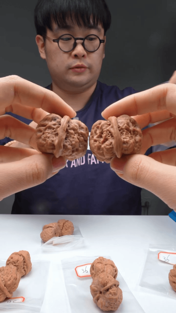 【闪购商品】文玩核桃把件蒋家蛤蟆头尺寸36体验对