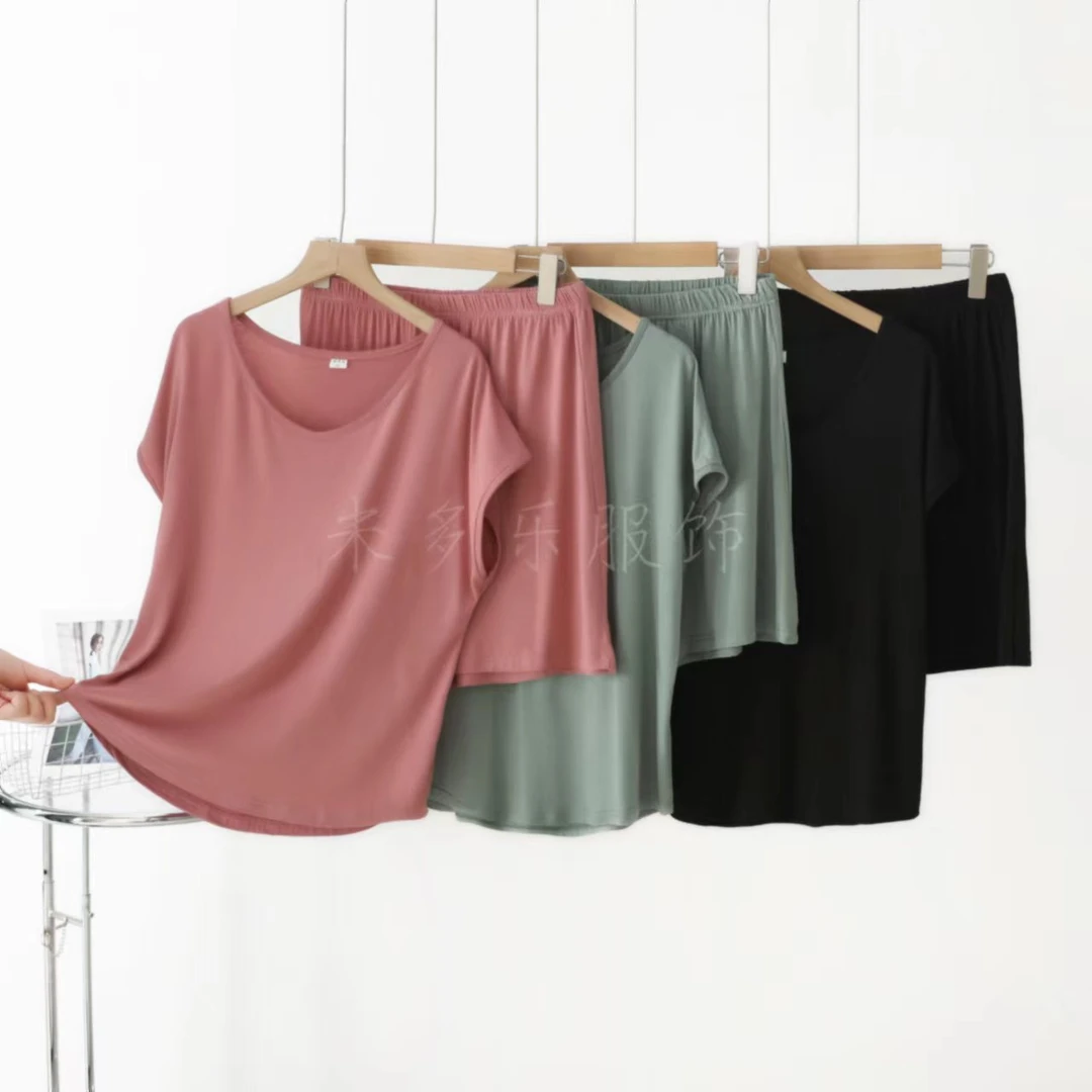 2023时尚比特棉短袖套装