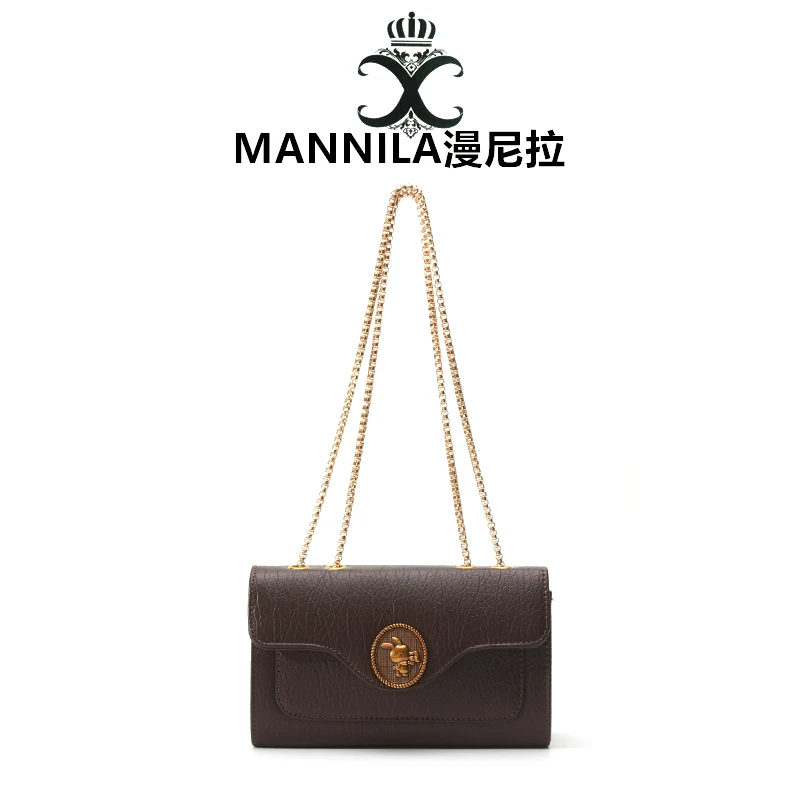 MANNILA/漫尼拉小香风时尚百搭女士单肩包腋下包斜挎小包包女