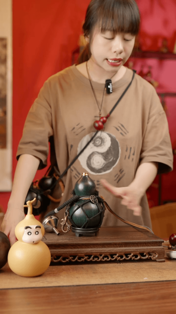 【闪购商品】精品天然大漆工艺防渗内胆酒葫芦~174