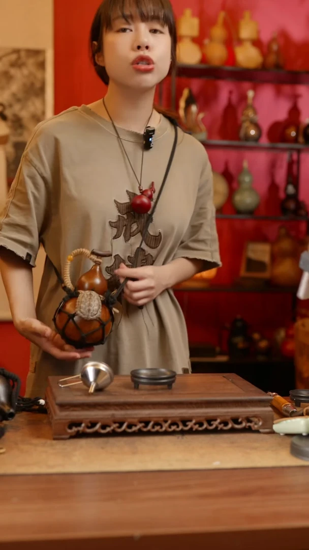 【闪购商品】精品天然大漆工艺防渗内胆酒葫芦~162
