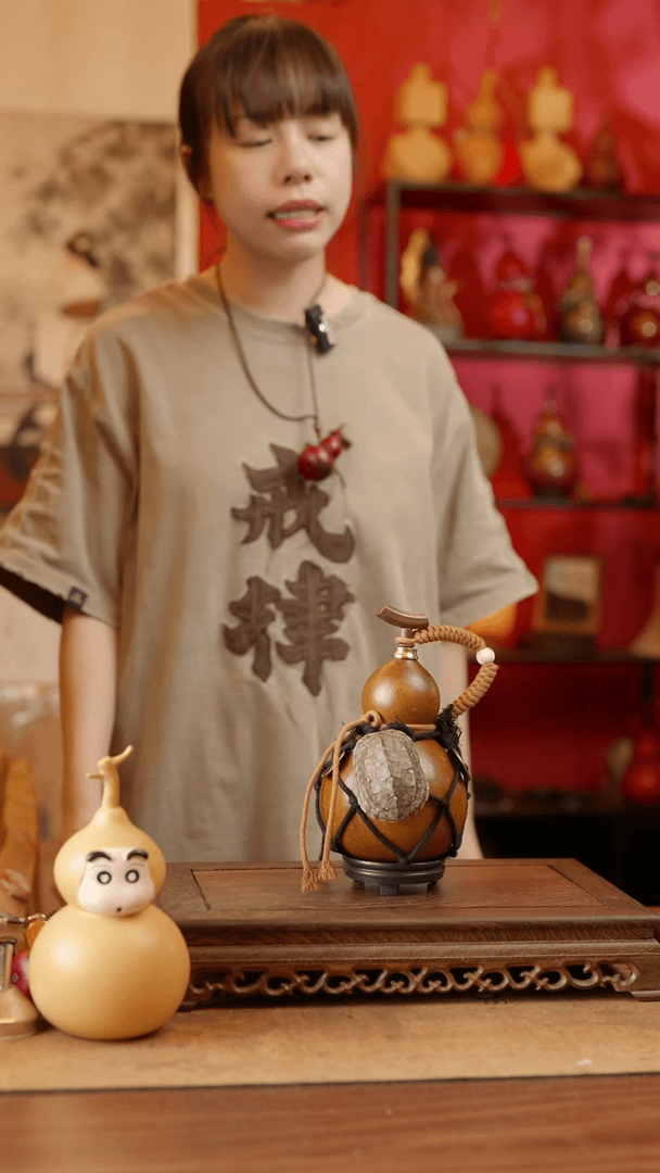 【闪购商品】精品天然大漆工艺防渗内胆酒葫芦~348