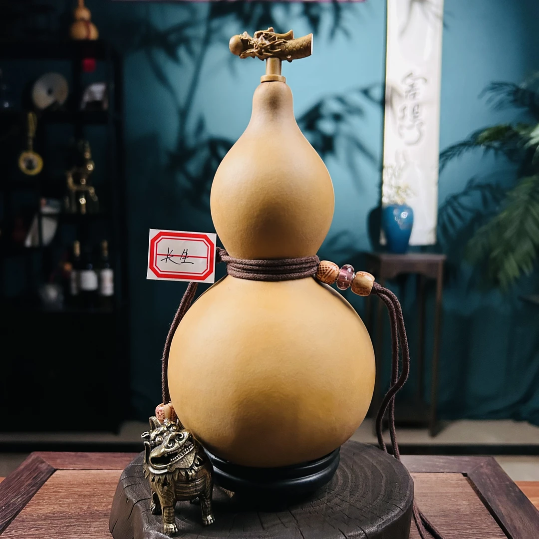 天极 —【长生】—【凌梦葫】正宗非遗大漆酒葫芦珍藏福禄摆件